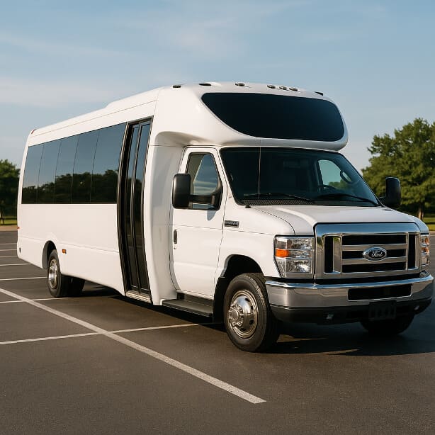 Riverside Shuttle Bus Rentals 20 Passenger Shuttle Bus