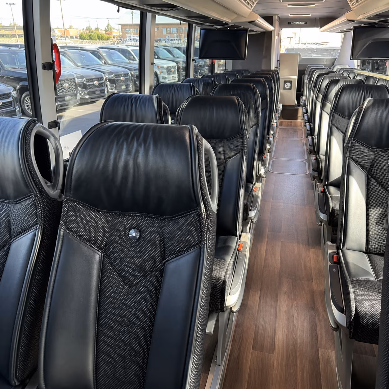 riverside charter bus services interior